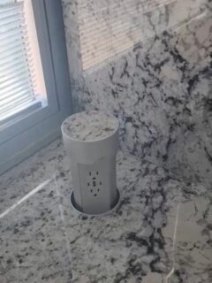 White Ice Granite install for a Western Union condo reno🔌
@angelosmarblephila
•
•
•
•
#popupoutlet #countertopinstallation #whiteicegranite #slabbacksplash #waterfallmiter