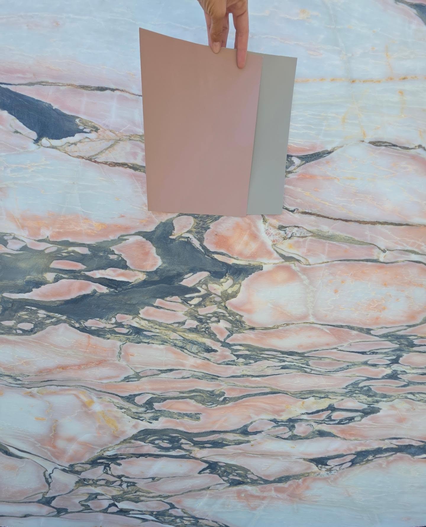 Paint sample play. The marble transforms depending on how you style it. It could lean Masculine or Feminine @angelosmarblephila New Arrival!
#masculineinteriors #feminineinteriors #StoneDesign
#marblecountertops #stonefabrication