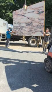 Calacatta Viola Rose Marble 3cm @angelosmarblephila 
#calacattaviola #calacattarosato #notredamemarble
#pinkmarble #blushcolors